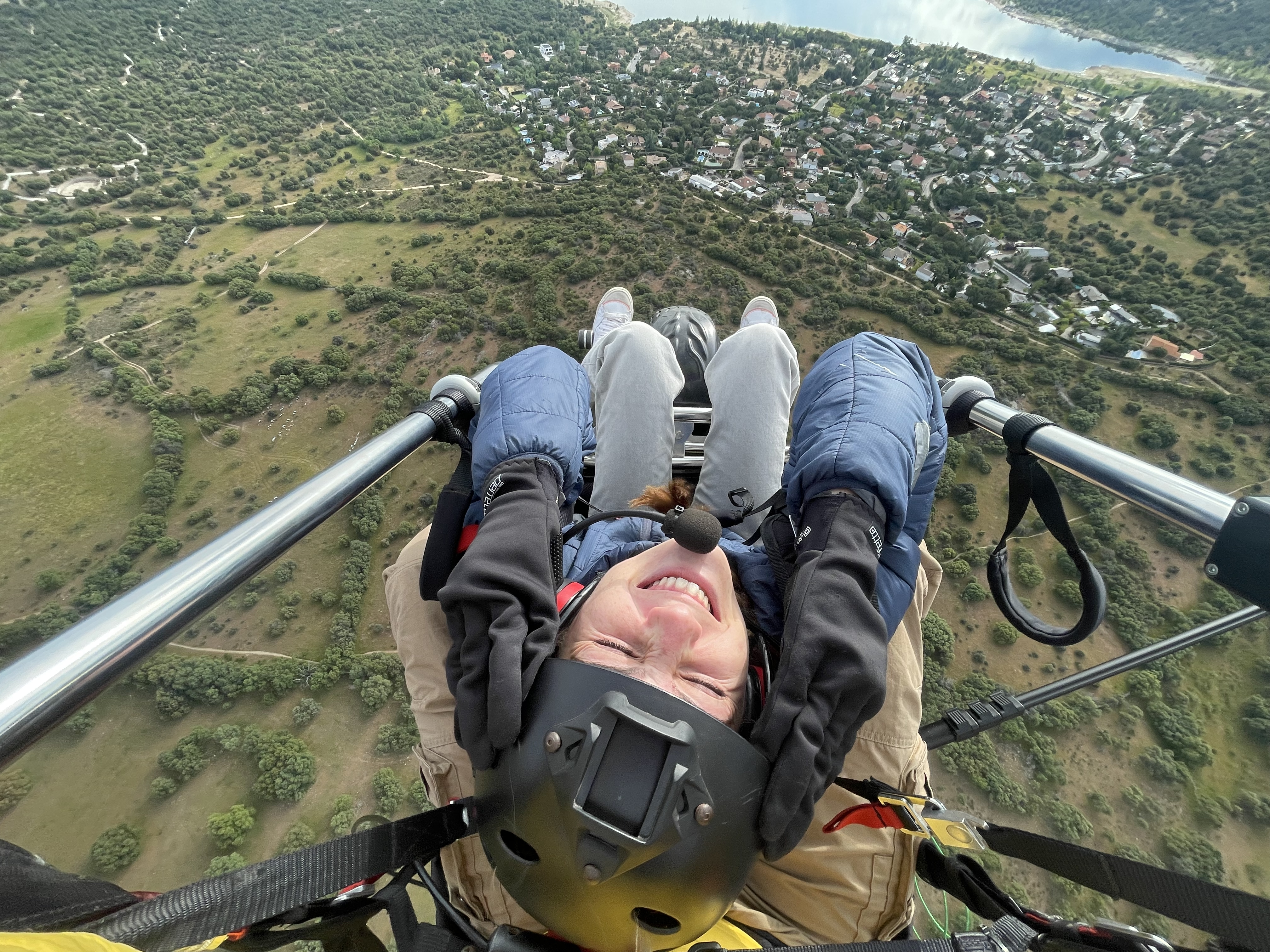 Experiencias de vuelo en paratrike biplaza sobre Madrid desde Valdemorillo - ParamotorMadrid